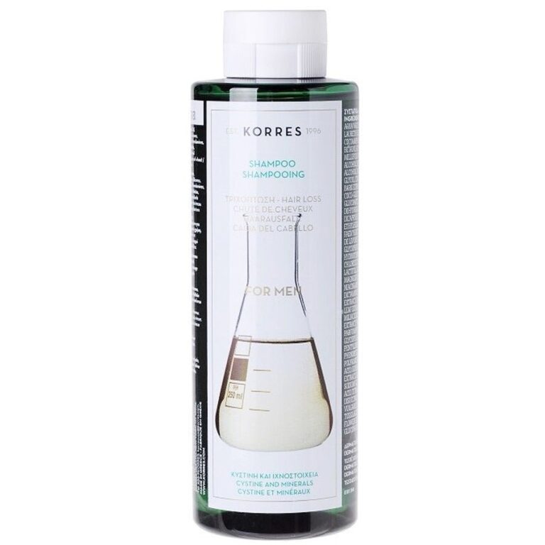 Korres Hair Loss Shampoo For Men Cysteine And Minerals 250ml (8.45fl oz) - FrenchBeautyHub