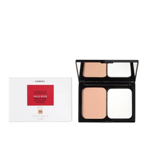 Korres Wild Rose Poudre eclat seconde peau 12g (0.42 oz) - FrenchBeautyHub