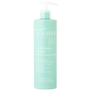 LA ROSÉE Baby Cleansing Milk A l'Huile d'Amande Douce Bio 400ml (13.53fl oz) - FrenchBeautyHub