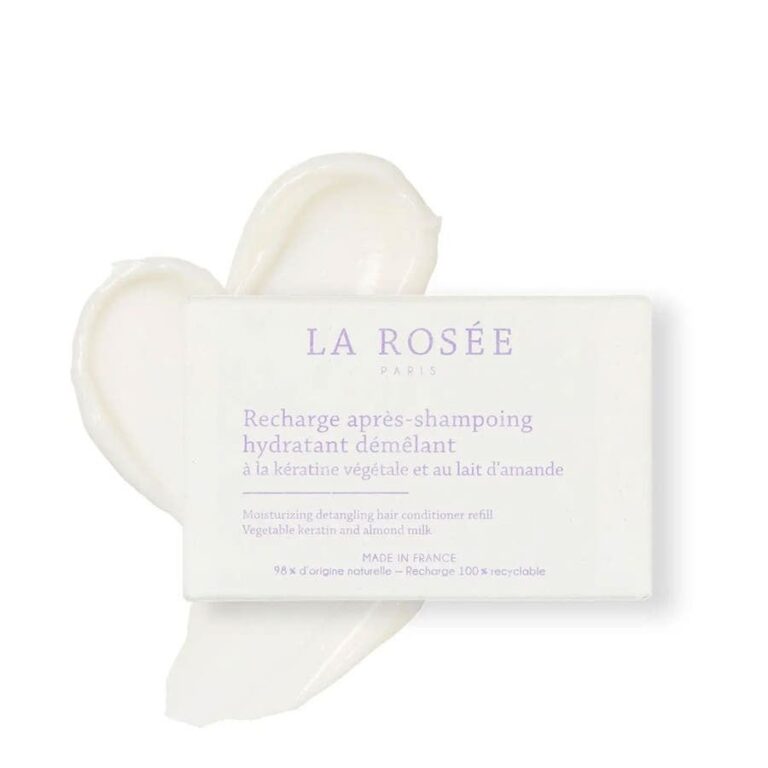 La Rosée Moisturising Detangling Hair Conditioner Refill Vegetable Keratin and Almond Milk 200g (7.05 oz) - FrenchBeautyHub