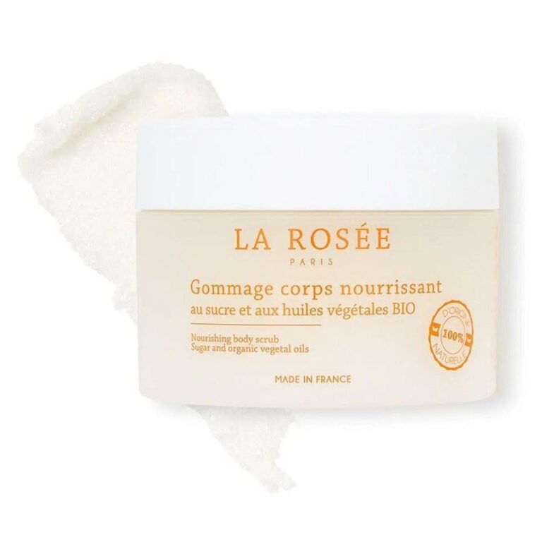 La Rosée Nourishing Body Scrub Sugar and Organic Body Oil 200g (7.05 oz) - FrenchBeautyHub