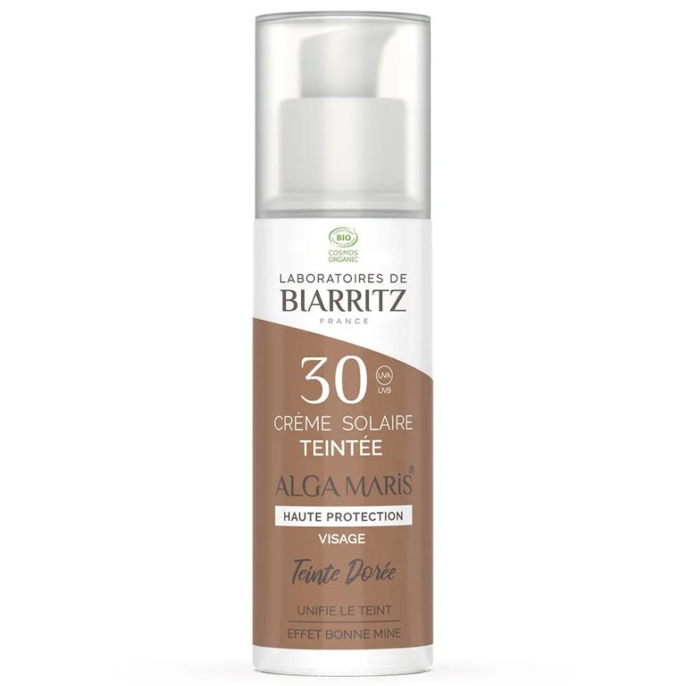 Laboratoires De Biarritz Sun care Tinted Protective Face Cream SPF30 Bioes Healthy glow effect 50ml (1.69fl oz) - FrenchBeautyHub