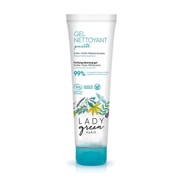 Lady Green Organic purifying cleansing gel Normal to oily skin 150ml (5.07fl oz) - FrenchBeautyHub