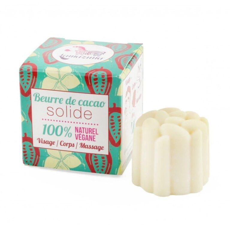 Lamazuna Organic Vegan Solide Cocoa Butter 25g (0.88 oz) - FrenchBeautyHub