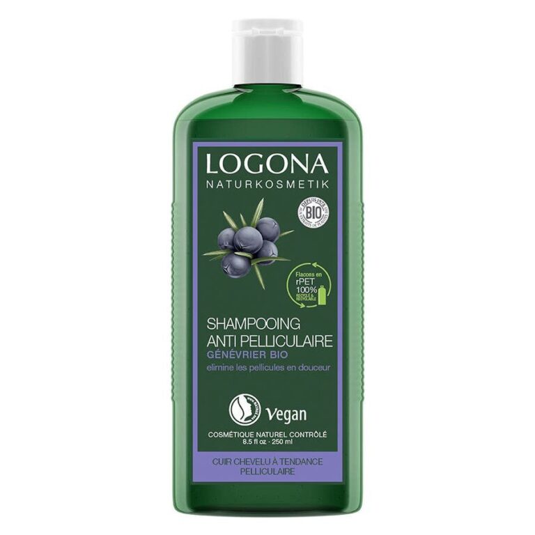 Logona Organic Juniper Anti - Dandruff Shampoo 250ml (8.45 fl oz) - FrenchBeautyHub