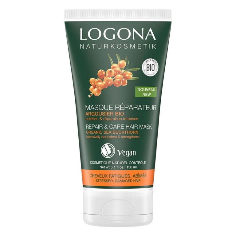 Logona Organic Sea Buckthorn Repair Masks 150ml (5.07fl oz) - FrenchBeautyHub