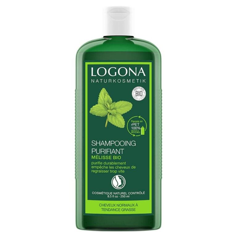 Logona Purifying Organic Lemon Balm Shampoo 250ml (8.45 fl oz) - FrenchBeautyHub