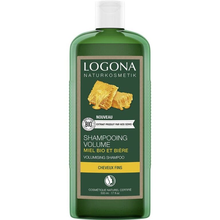 Logona Volumea Organic Beer and Honey Shampoo 500ml (16.90fl oz) - FrenchBeautyHub