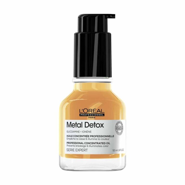 L'Oréal Professionnel Metal Detox Concentrated Protective Anti - Deposit Oil 50ml (1.69fl oz) - FrenchBeautyHub