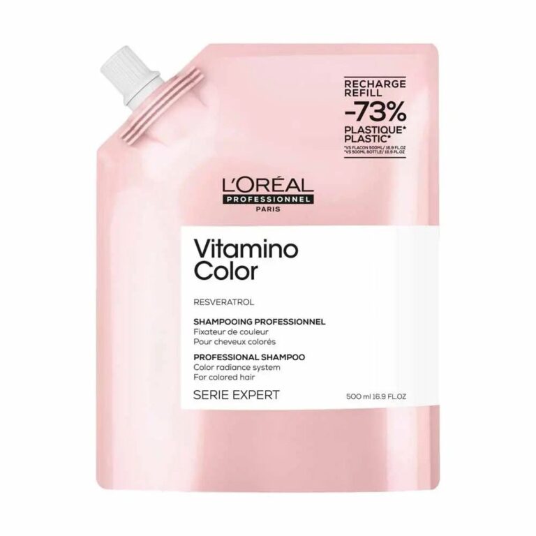 L'Oréal Professionnel Vitamino Color Resveratrol Refill Colour Radiance System Shampoo 500ml (16.90fl oz) - FrenchBeautyHub