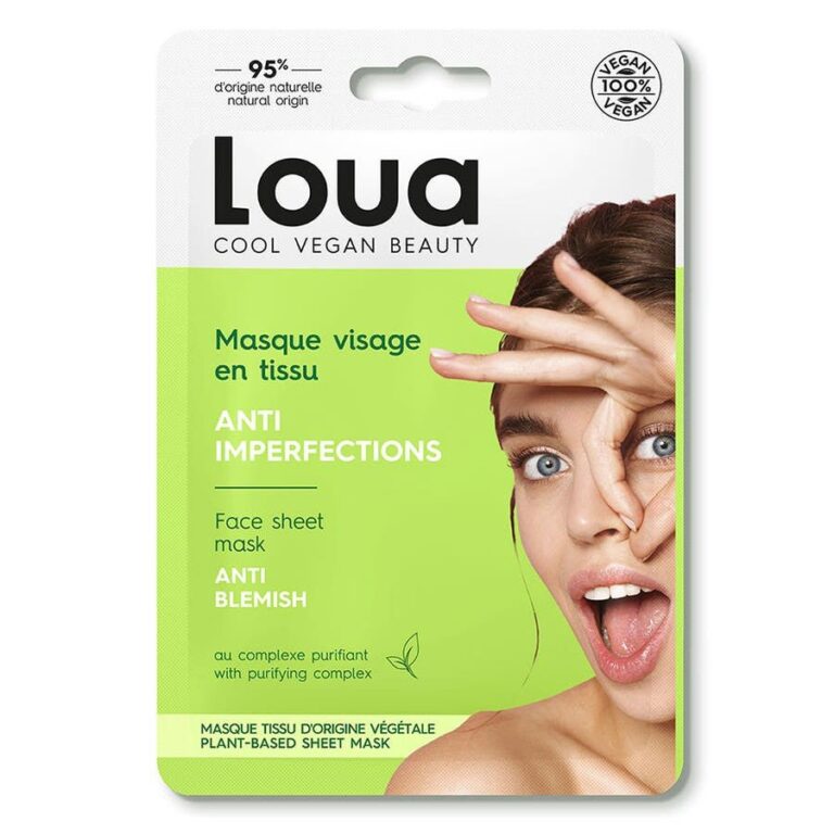 Loua Anti - Imperfection Fabric Face Masks for Oily Skin - 1 Unit - FrenchBeautyHub