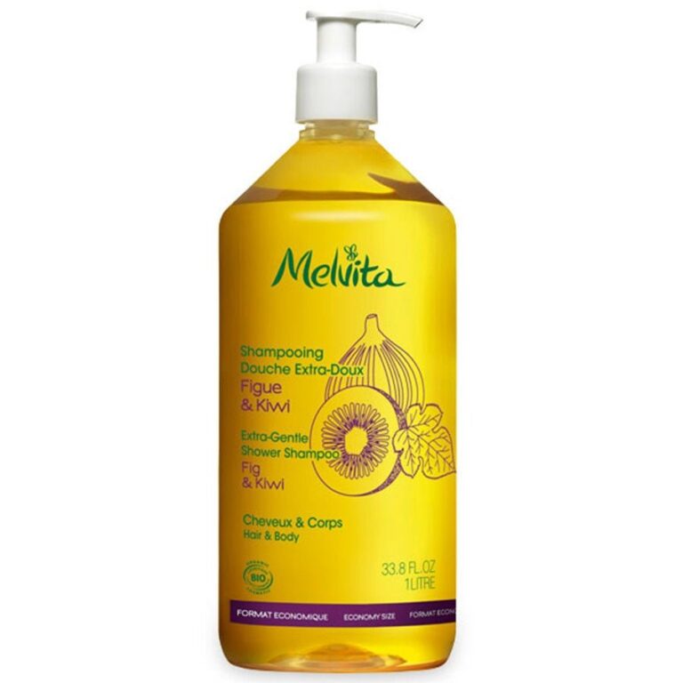 Melvita Extra - gentle Shower Bio Shampoo 1L (33.81fl oz) - FrenchBeautyHub