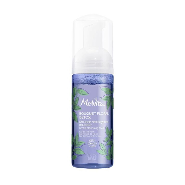 Melvita Floral Bouquet Gentle Detox Cleansing Foam 150ml (5.07fl oz) - FrenchBeautyHub