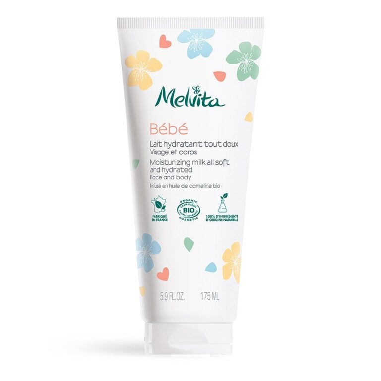 Melvita Gentle organic moisturising milk 175ml (5.92fl oz) - FrenchBeautyHub