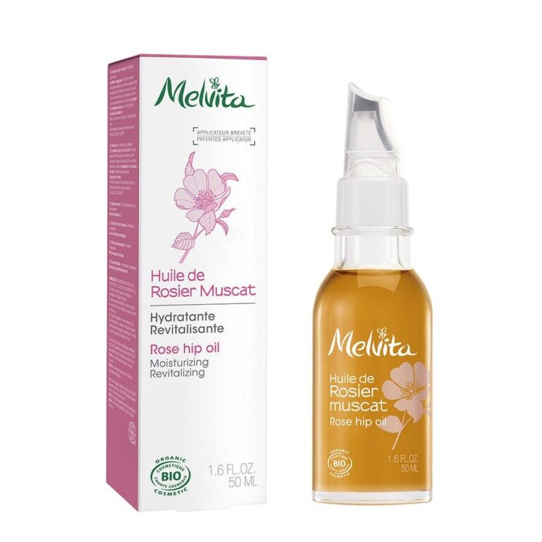 Melvita Rose Hip Oil 50ml (1.69fl oz) - FrenchBeautyHub