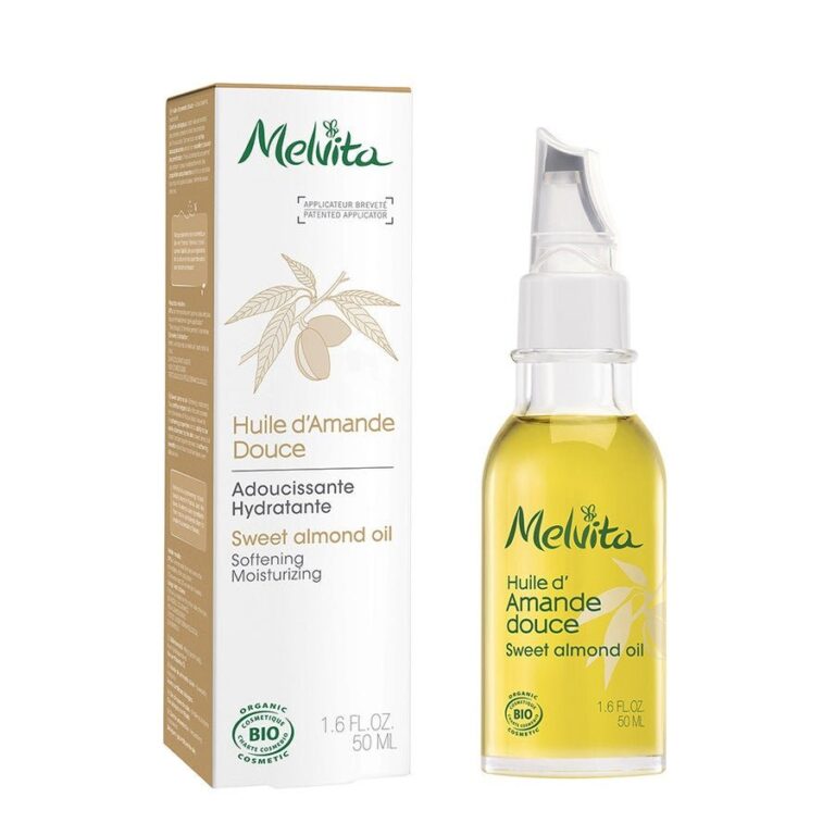 Melvita Sweet Almond Oil 50ml (1.69fl oz) - FrenchBeautyHub