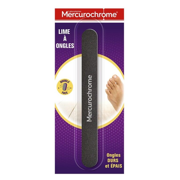 Mercurochrome Nail file 1 unit - FrenchBeautyHub