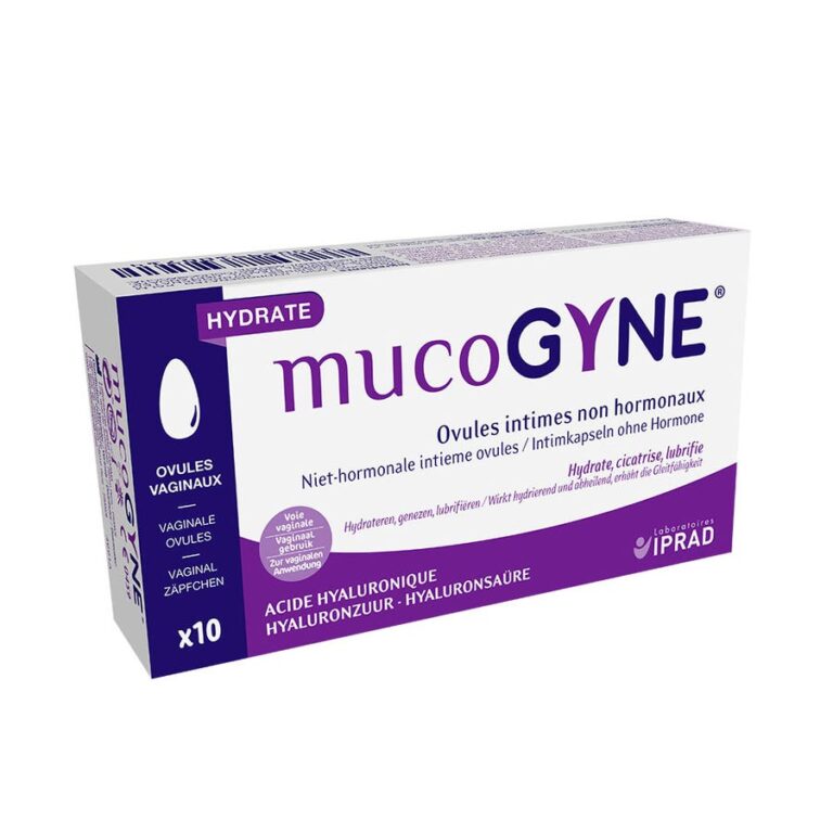 Mucogyne Non Hormonal Intimal Vaginal Ovules x10 - FrenchBeautyHub