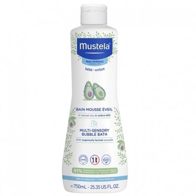 Mustela Awakening Bath Foam 750ml (25.36fl oz) - FrenchBeautyHub