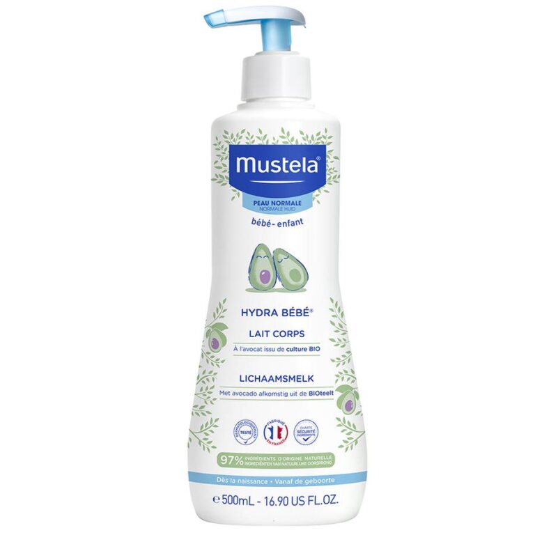 Mustela Hydra Baby Body Milk 500ml (16.91fl oz) - FrenchBeautyHub