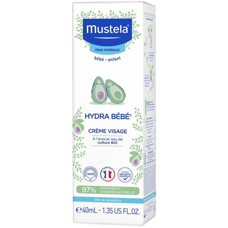 Mustela Hydra Baby Face Cream Normal Skin 40ml (1.35fl oz) - FrenchBeautyHub