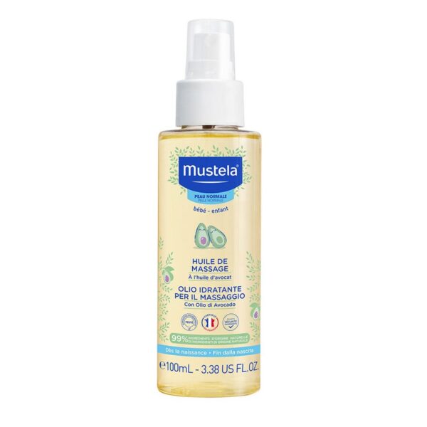 Mustela Massage Oil Normal Skin 100ml (3.38fl oz) - FrenchBeautyHub