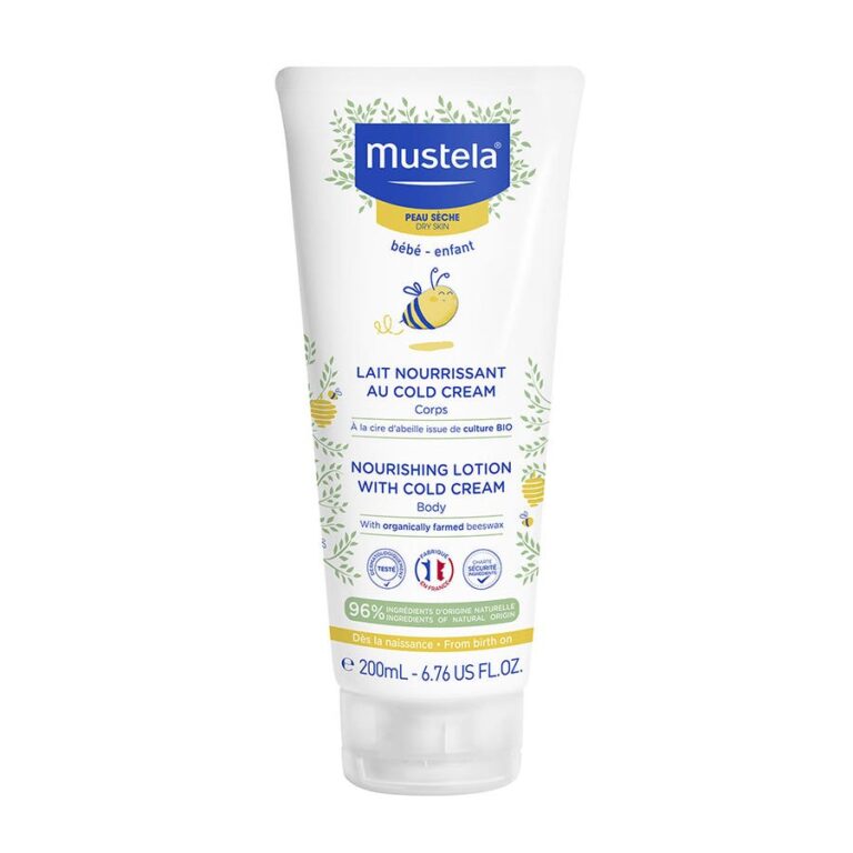 Mustela Nutri Protective Lotion with Cold Cream 200ml (6.76fl oz) - FrenchBeautyHub