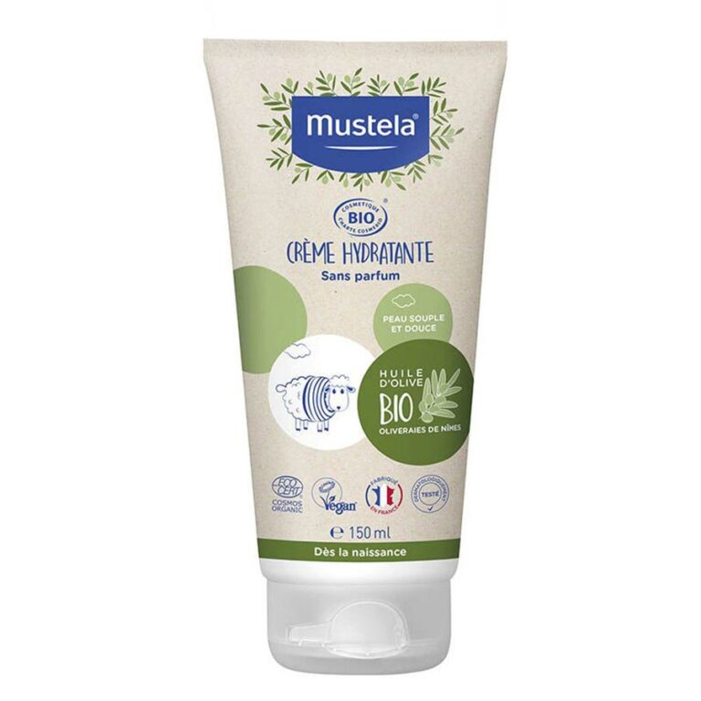 Mustela Organic Hydrating Cream from Birth 150ml (5.07fl oz) - FrenchBeautyHub