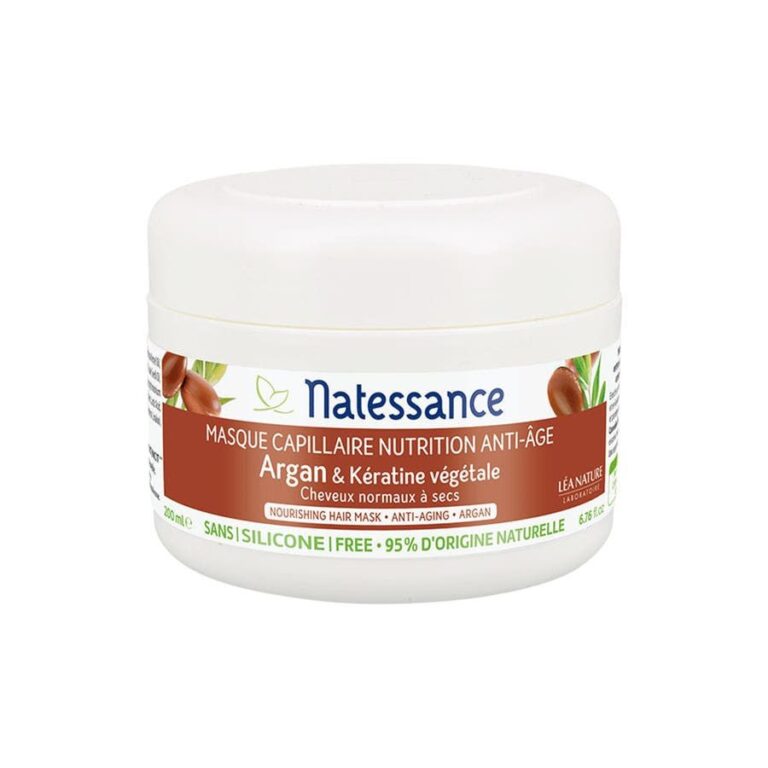 Natessance Argan Nourishing Conditioner with Plant Keratin 200ml (6.76fl oz) - FrenchBeautyHub