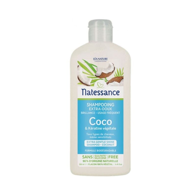 Natessance Coco Cococ Shampoo All Hair Types And Fragile Hair 250ml (8.45fl oz) - FrenchBeautyHub
