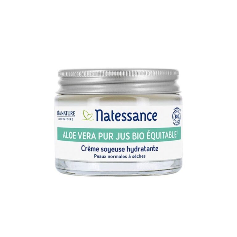 Natessance Organic moisturizing silky cream 50ml (1.69fl oz) - FrenchBeautyHub