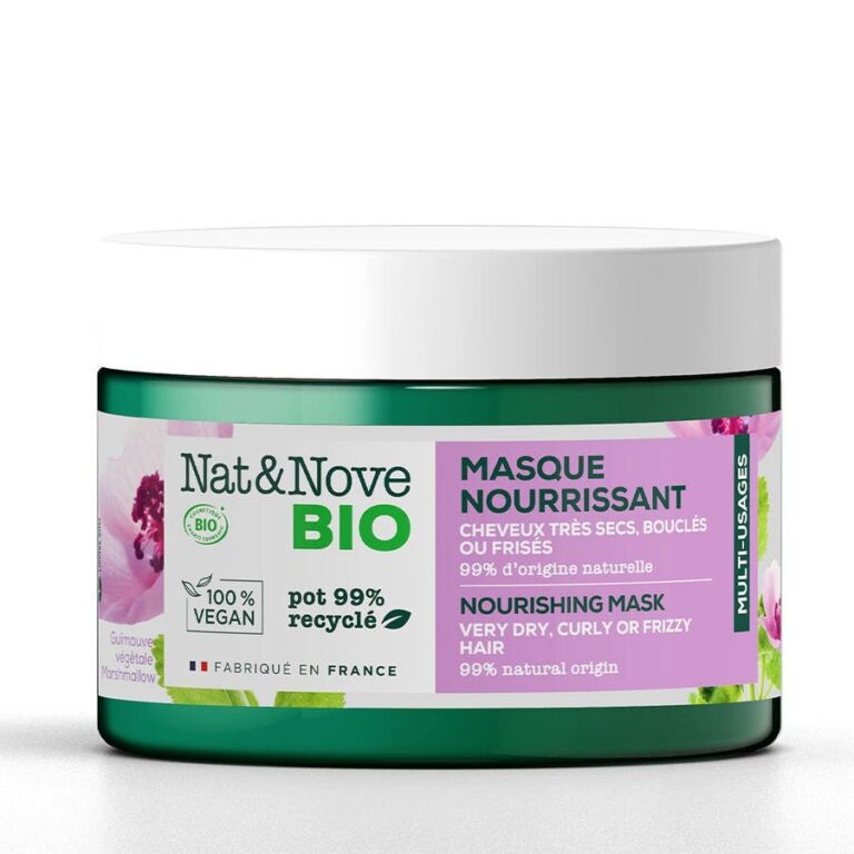 NAT&NOVE BIO Nourishing organic Masks very dry hair 300ml (10.14fl oz) - FrenchBeautyHub