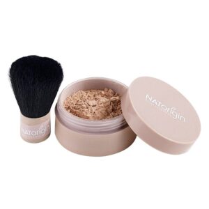 Natorigin Powder Foundation for Sensitive Skin + Kabouki 5g (0.17 oz) - FrenchBeautyHub