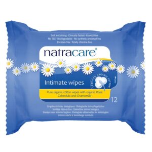 Natracare Bioes Intima Wipes 12 Wipes Per Pack - FrenchBeautyHub