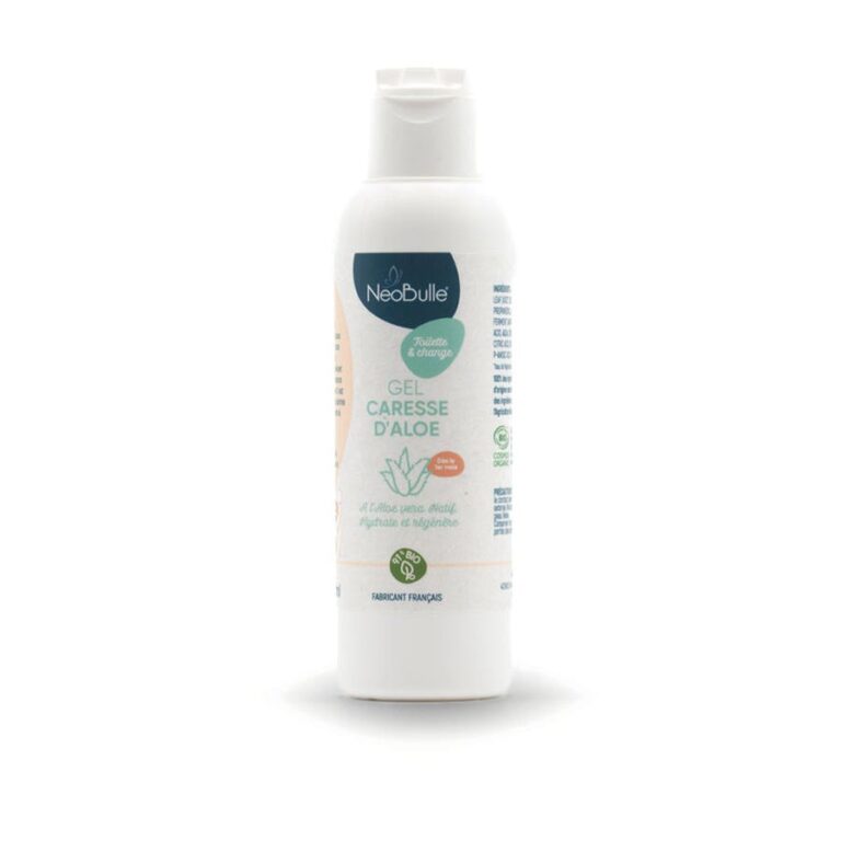 Neobulle Baby hygiene Aloe Caress Gel Dry and Irritated Skin From Birth 125ml (4.23fl oz) - FrenchBeautyHub