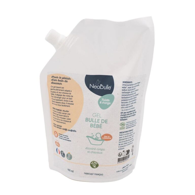 Neobulle Baby hygiene Baby Bubble Gel Hair & Body wash 400ml (13.53fl oz) - FrenchBeautyHub