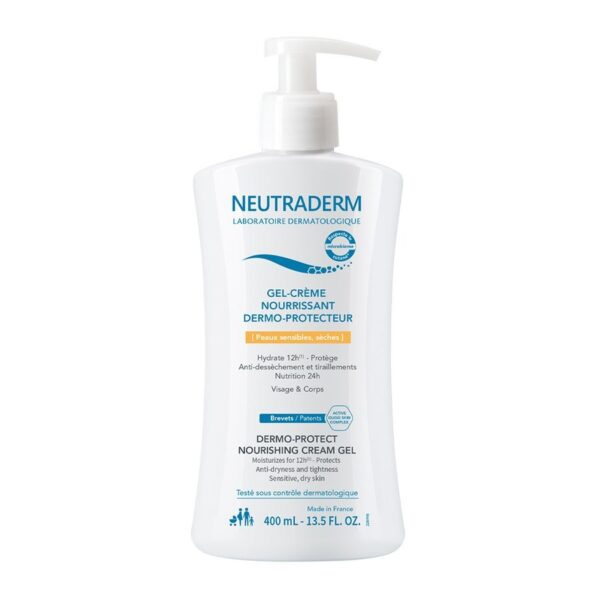 Neutraderm Nourishing Dermo - protective Gel - Cream Dry Skin 400ml (13.53fl oz) - FrenchBeautyHub
