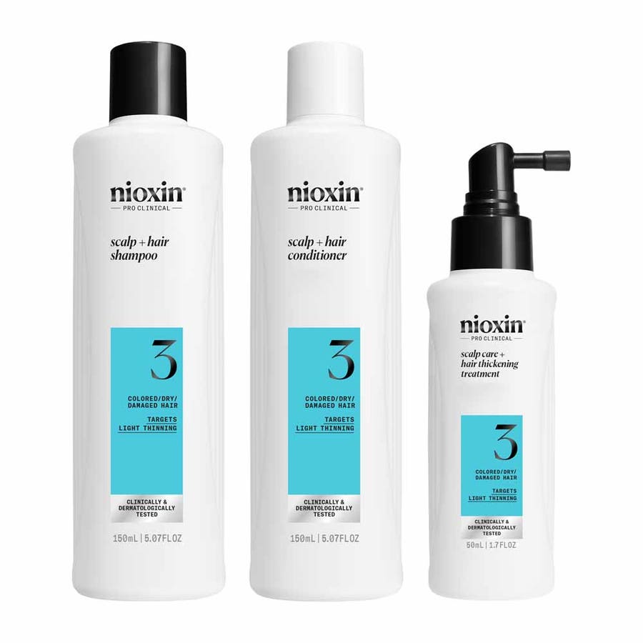 Nioxin System 3 Kit Densifying Treatment for Colored and Slightly Thinning Hair 350ml (11.83fl oz)