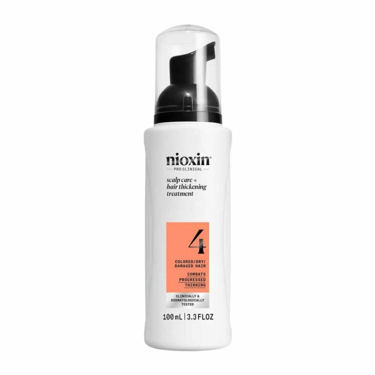 Nioxin System 4 Leave - In Treatment for Colored/Dry/Damaged Hair and Advanced Hair Loss 100ml (3.38fl oz) - FrenchBeautyHub
