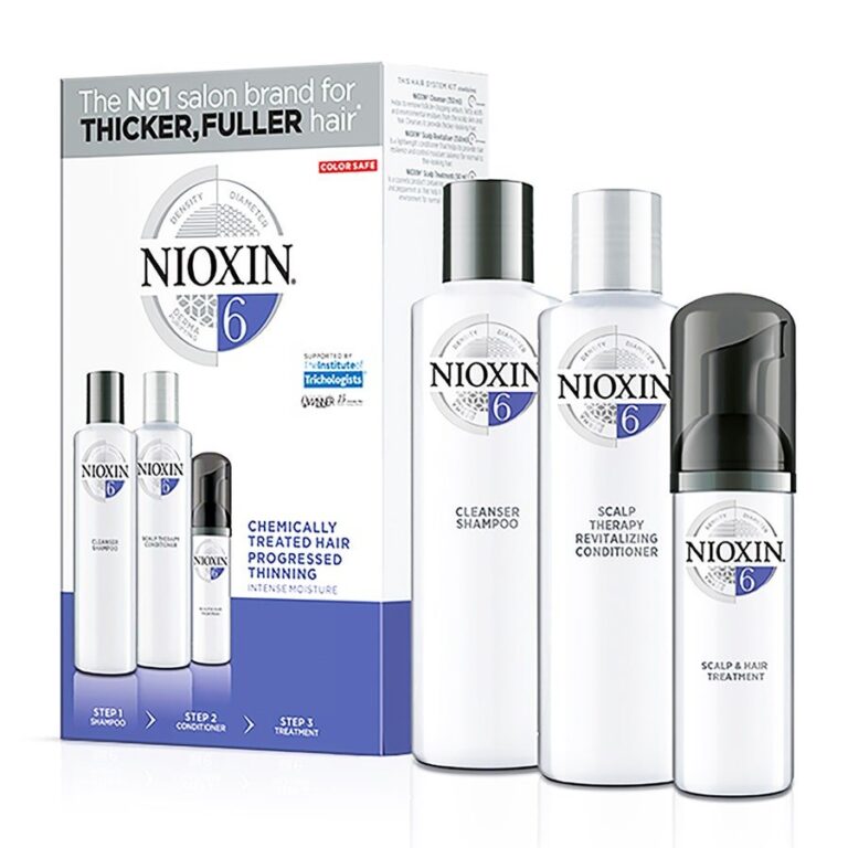 Nioxin System 6 Kit Densifying Treatment for Chemically Treated and Very Thinning Hair 350ml (11.83fl oz) - FrenchBeautyHub