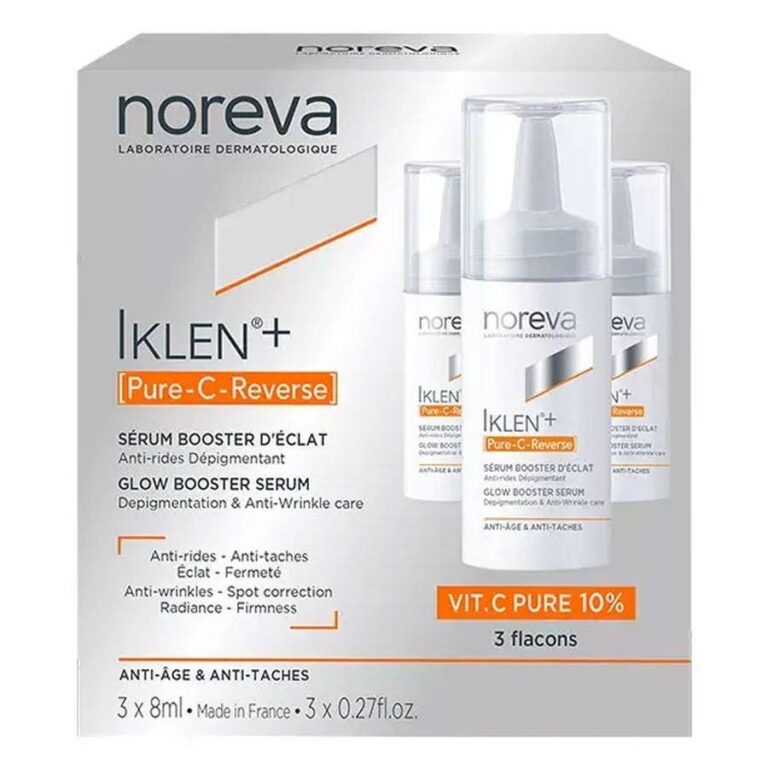 Noreva Iklen+ Pure C Reverse Serum Booster Anti - Age and Anti - Spot 3 Bottles x 8ml (0.27 fl oz) - FrenchBeautyHub