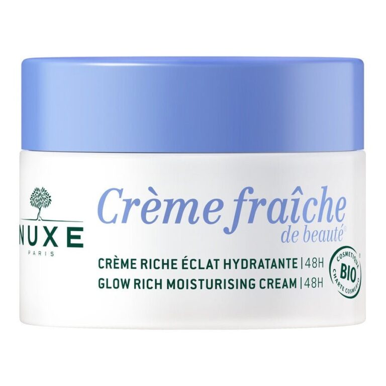 NUXE Crème Fraîche de Beauté 48h Glow Rich Moisturizing Cream 50ml (1.7 fl oz) - FrenchBeautyHub