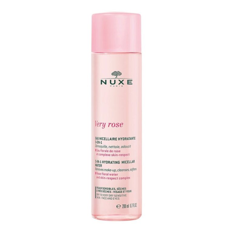 Nuxe Very rose 3 - in - 1 Moisturizing Micellar Water Very Rose 200ml (6.76fl oz) - FrenchBeautyHub