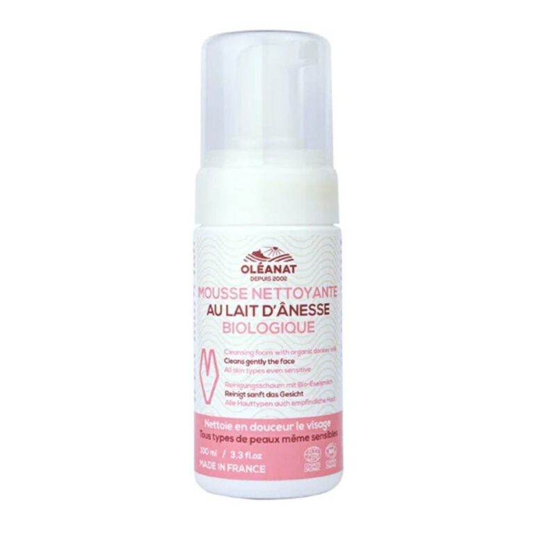 Oleanat Douceur d'Antan Facial Cleansing Foam with Organic Donkey's Milk 100ml (3.38fl oz) - FrenchBeautyHub