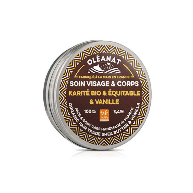 Oleanat Face and Body Hydration treatments Organic Shea Butter and Vanilla 100ml (3.38fl oz) - FrenchBeautyHub