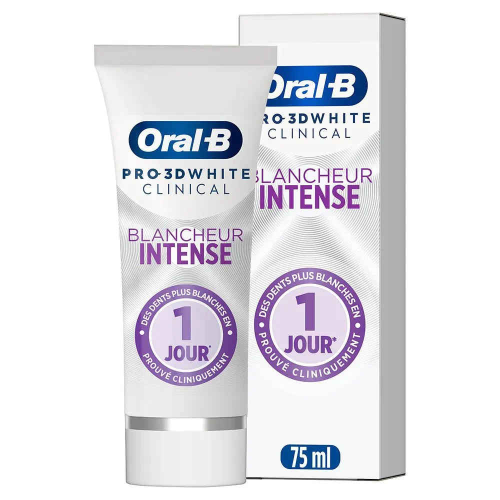 oral-b-pro-3d-white-clinical-intensive-whitening-toothpaste-75ml-253fl-oz-447974 Oral - B Pro 3D White Clinical Intensive Whitening Toothpaste 75ml (2.53fl oz) - FrenchBeautyHub