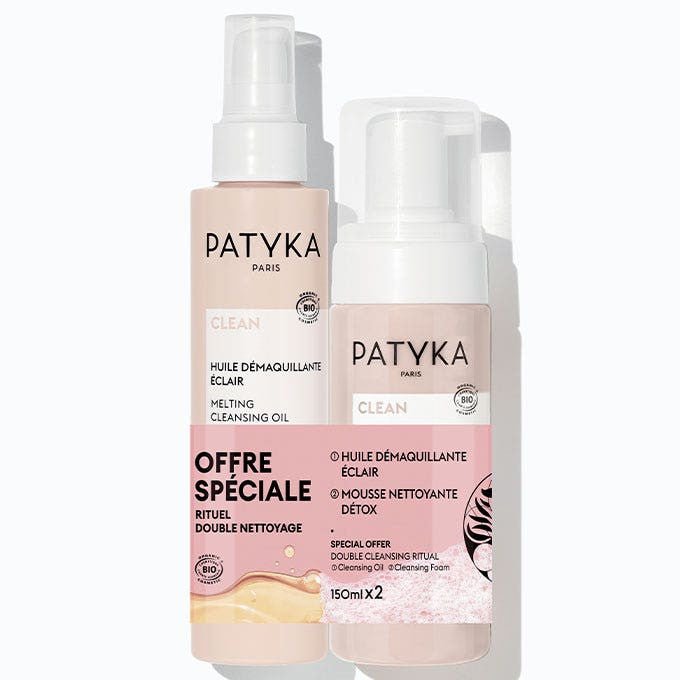 Patyka Clean Bioes Detox Cleansing Foam 150ml x2 (5.07fl oz x2) - FrenchBeautyHub