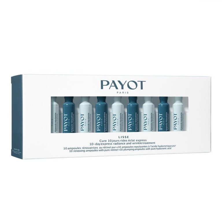 Payot Smoothing Express 10 - Day Wrinkle and Radiance Cure x 20 Ampoules - FrenchBeautyHub