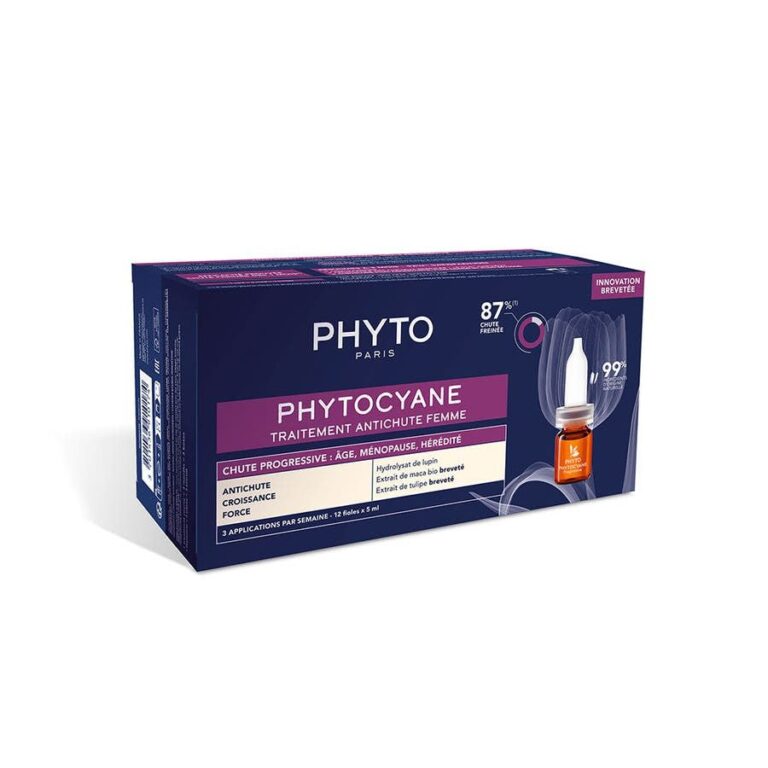 Phytocyane Progressive Hair Loss Treatment For Women 12x5ml (12x 0.17 fl oz) - FrenchBeautyHub