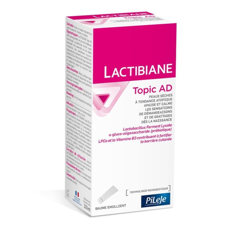 Pileje Lactibiane Topic Ad Emollient Balm for Atopy - Prone Skin 125ml (4.22fl oz) - FrenchBeautyHub